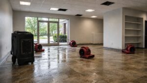 Commercial water loss. Can my business stay open during water damage restoration.